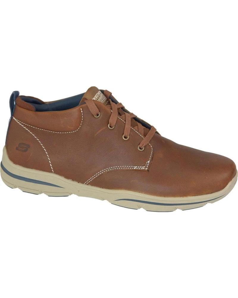 Schuhe für Herren SKECHERS BOTAS HARPER-MELDEN BROWN