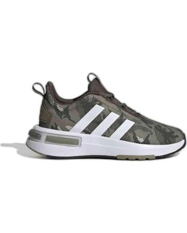 Deportivas ADIDAS  de Niña y Niño ZAPATILLAS RACER TR23 PARA NINOS UNISEX EN COLOR  VERDE