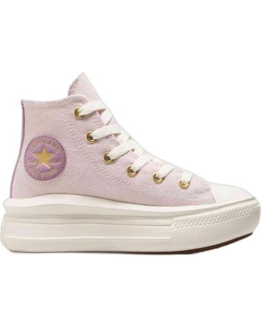 TÊNIS CONVERSE CHUCK TAYLOR ALL STAR MOVE ROSA UNISSEX PARA CRIANÇAS ROSA