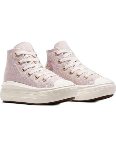 TÊNIS CONVERSE CHUCK TAYLOR ALL STAR MOVE ROSA UNISSEX PARA CRIANÇAS ROSA