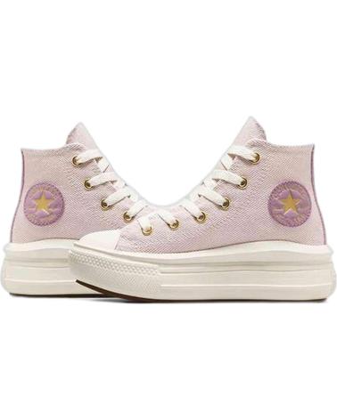 TÊNIS CONVERSE CHUCK TAYLOR ALL STAR MOVE ROSA UNISSEX PARA CRIANÇAS ROSA