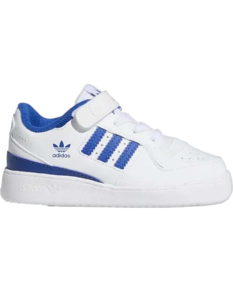 Deportivas ADIDAS  de Niña y Niño ZAPATILLAS FORUM LOW PARA NINOS UNISEX EN COLOR  BLANCO