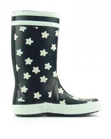 Botas de agua OTRAS MARCAS  de Niña y Niño KATIUSKA AZUL CON ESTRELLAS  AMARILLO