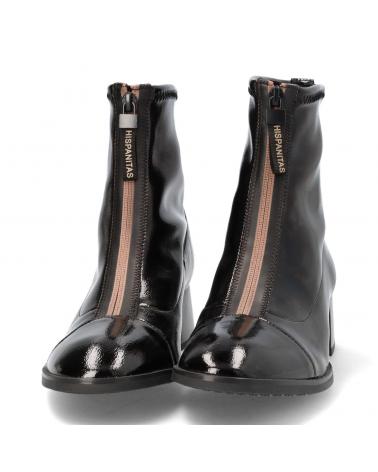 Botines De Mujer HISPANITAS BOTIN PUNTA REDONDA  NEGRO