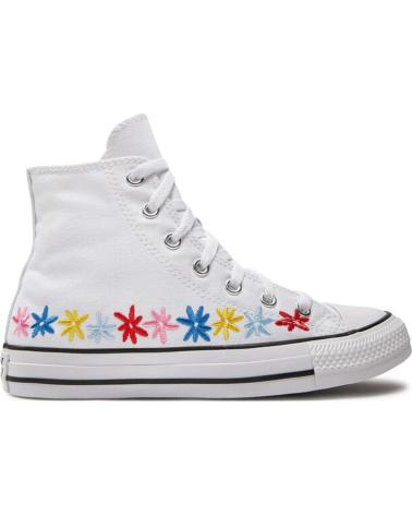 Sneaker für Damen und Mädchen CONVERSE ZAPATILLAS CHUCK TAYLOR ALL STAR FLORAL PARA NINAS EN COLOR BLANCO