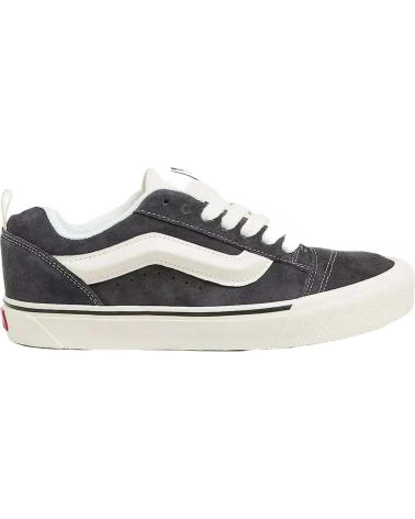Woman and Man Zapatillas deporte VANS OFF THE WALL VANS MODELO KNU SKOOL PIG SUEDE GRAY PARA HOMBRE COLOR  GRIS