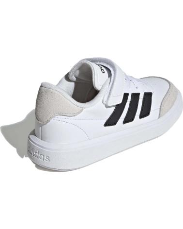 BASKETS CASUAL ADIDAS COURTBLOCK ID6506 BLANC POUR ENFANT BLANCO
