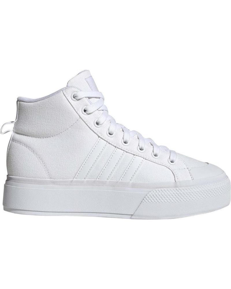 ADIDAS ZAPATILLA BRAVADA 2 0 MID PLATAFORMA IE2316 BLANCO
