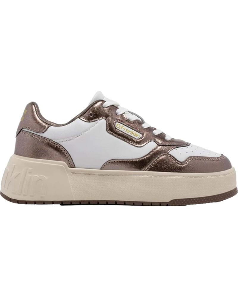 Zapatillas deporte D. FRANKLIN  de Mujer ZAPATILLAS D FRANKLIN COURT BASIC PEWTER PARA MUJER EN COLOR  BLANCO