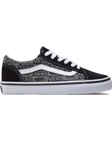 Woman and girl Trainers VANS OFF THE WALL ZAPATILLA VANS JN OLD SKOOL LOGO VN0A5EE6N421 NEGRO