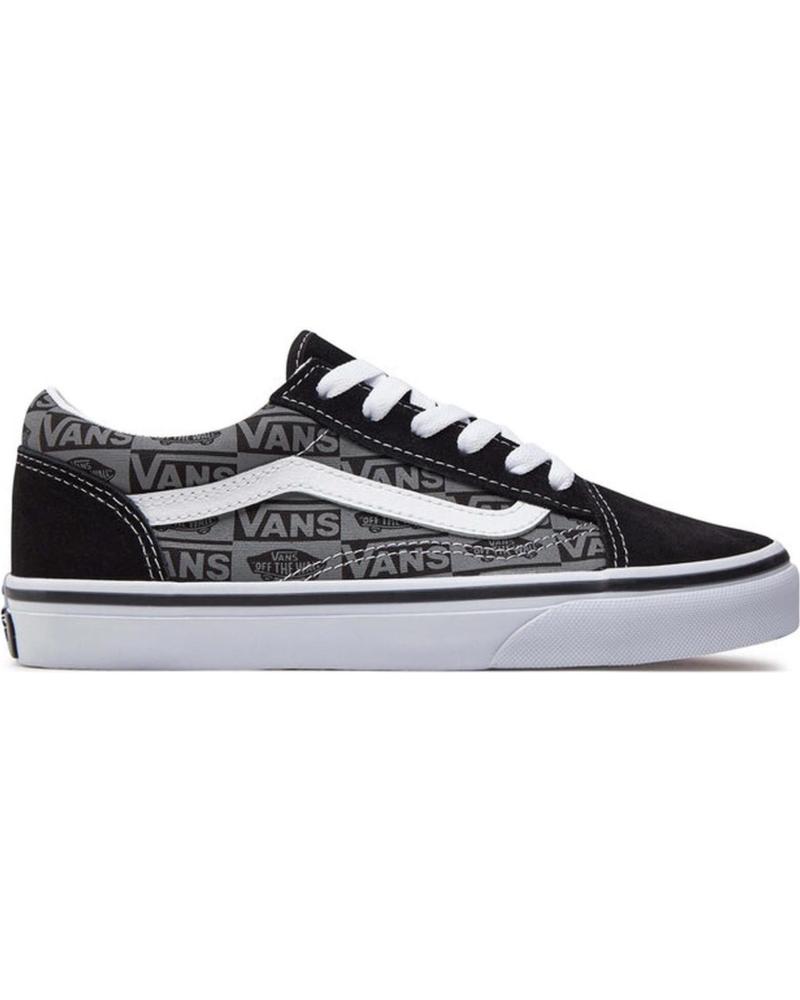 Woman and girl Trainers VANS OFF THE WALL ZAPATILLA VANS JN OLD SKOOL LOGO VN0A5EE6N421 NEGRO