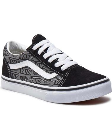 Woman and girl Trainers VANS OFF THE WALL ZAPATILLA VANS JN OLD SKOOL LOGO VN0A5EE6N421 NEGRO
