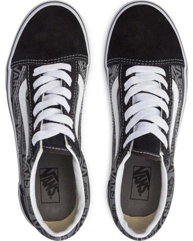 Woman and girl Trainers VANS OFF THE WALL ZAPATILLA VANS JN OLD SKOOL LOGO VN0A5EE6N421 NEGRO