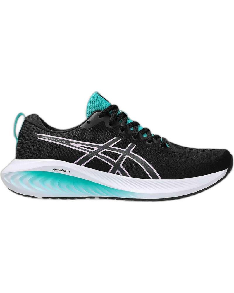 Deportivas de Mujer ASICS ZAPATILLAS GEL-EXCITE 10 PARA MUJER EN COLOR NEGRO