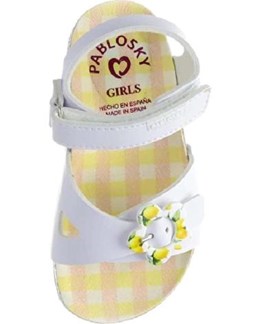 Sandalias de Niña PABLOSKY - SANDALIA BIO MARGARITA OLIMPO BLANCO