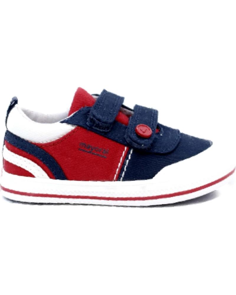 boy Trainers MAYORAL ZAPATILLA LONA ALGODON 41290 MARINO-ROJO