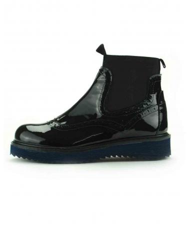 Botins De Mujer OTRAS MARCAS BOTIN ELASTICOS PICADOS CH  NEGRO