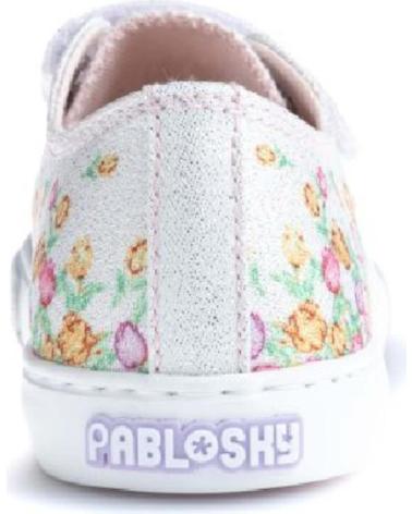 Sportif PABLOSKY  pour Fille ZAPATILLAS PARA NINAS EN COLOR  PLATEADO