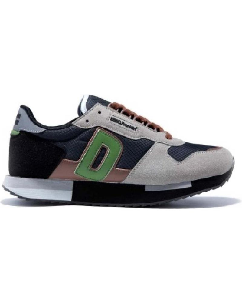 Zapatillas deporte BEETECH  de Hombre D FRANKLIN - DEPORTIVOS GREY  NEGRO VERDE