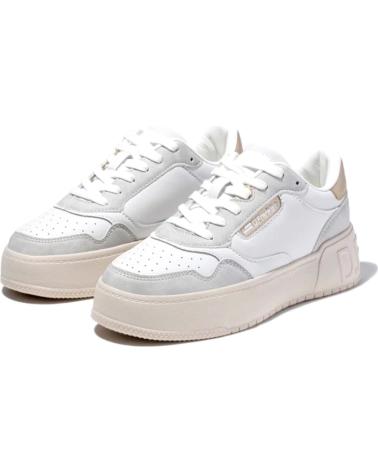 Sapatilhas de Mulher D FRANKLIN D FRANKLIN - DEPORTIVOS LOW COURT BASIC WHITE - ROSE WHITE-ROSE GOLD