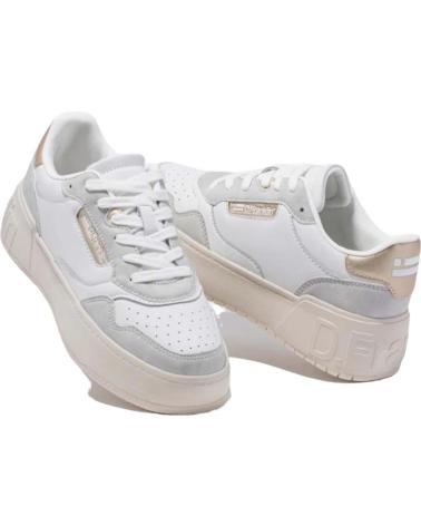 Sapatilhas de Mulher D FRANKLIN D FRANKLIN - DEPORTIVOS LOW COURT BASIC WHITE - ROSE WHITE-ROSE GOLD