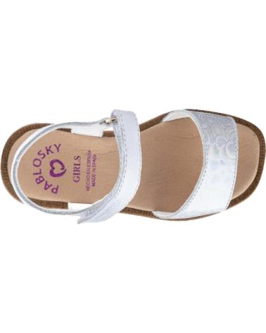 Sandales PABLOSKY  pour Fille SANDALIAS 427108 PARA NINAS EN COLOR  BLANCO