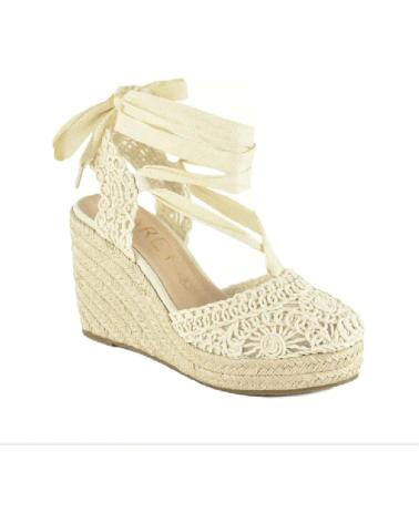 Sandalias de Mujer AZAREY - ALPARGATA IBICENCA BEIG