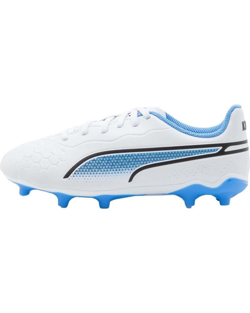 Sapatilhas PUMA  de Menina e Menino BOTAS DE FUTBOL KING MATCH PARA NINOS UNISEX EN COLOR  BLANCO