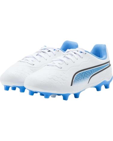 Sapatilhas PUMA  de Menina e Menino BOTAS DE FUTBOL KING MATCH PARA NINOS UNISEX EN COLOR  BLANCO