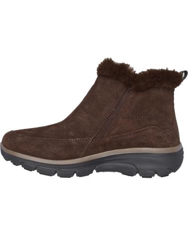 SKECHERS STIVALETTO EASY GOING COOL ZIP - MARRONE MARRON