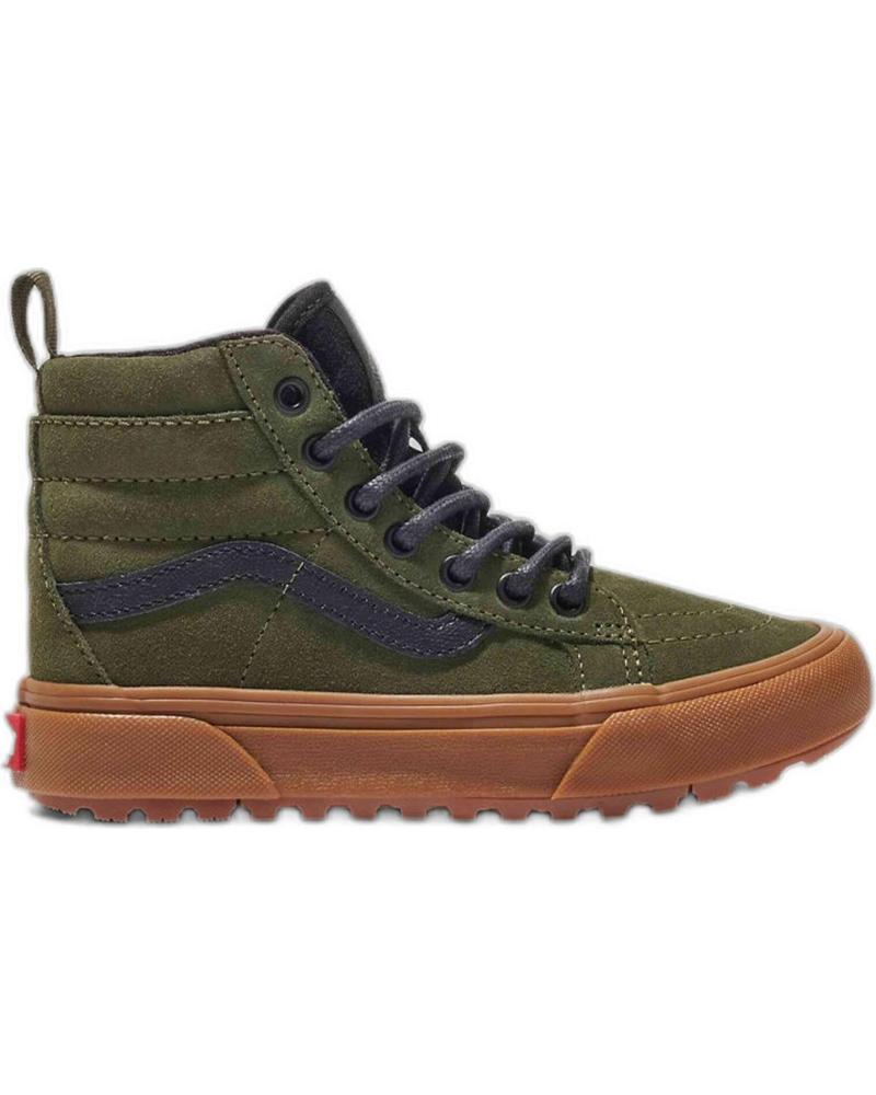Schuhe für Mädchen und Junge VANS OFF THE WALL ZAPATILLAS VANS MTE SK8-HI PARA NINOS UNISEX EN COLOR VERDE VERDE
