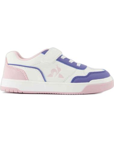 Deportivas LE COQ SPORTIF  de Niña ZAPATILLAS LCS COURT BREAKER OPTICAL EN COLOR BLA  BLANCO
