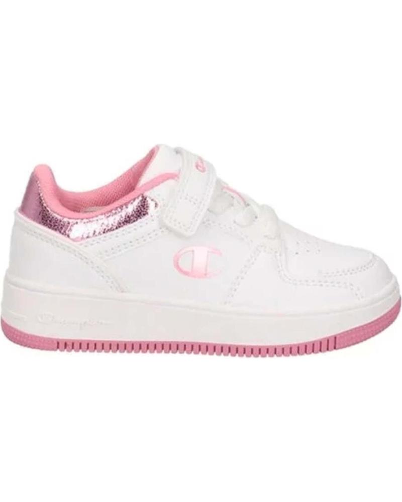 Deportivas CHAMPION  de Niña ZAPATILLAS RD18 FOIL G PS LOW PARA NINAS EN COLOR  BLANCO