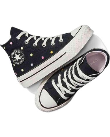 Sneaker CONVERSE  für Mädchen und Junge ZAPATILLAS CHUCK TAYLOR ALL STAR EVA LIFT PARA NINOS UNISEX  NEGRO