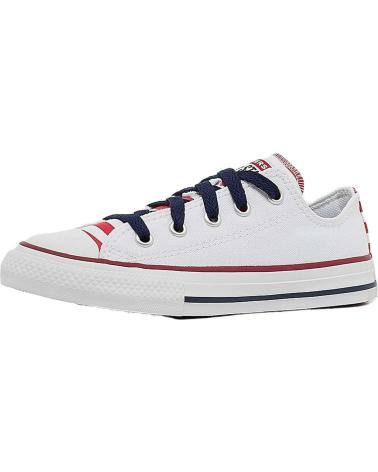 Sneaker für Mädchen und Junge CONVERSE ZAPATILLAS CTAS OX PARA NINOS UNISEX EN COLOR BLANCO