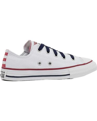Sneaker für Mädchen und Junge CONVERSE ZAPATILLAS CTAS OX PARA NINOS UNISEX EN COLOR BLANCO