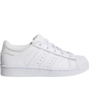 Deportivas ADIDAS  de Niña y Niño ZAPATILLAS SUPERSTAR PARA NINOS UNISEX EN COLOR  BLANCO