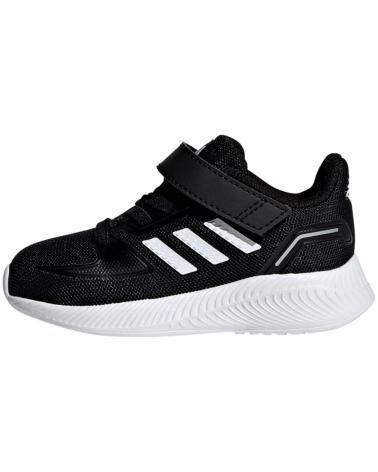 SCARPE DA GINNASTICA ADIDAS NERE CON STRAPPO PER NEONATI NEGRO