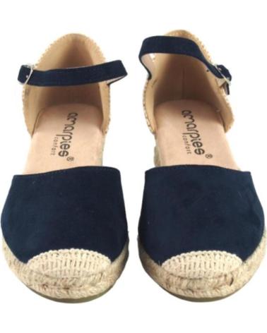 Woman Sandals AMARPIES VALENCIANA CON CUNA DE ESPARTO PARA MUJER ACX26481  NEGRO