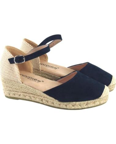 Woman Sandals AMARPIES VALENCIANA CON CUNA DE ESPARTO PARA MUJER ACX26481  NEGRO