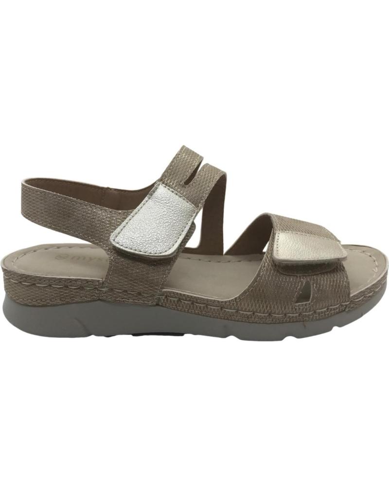 Sandali MYSOFT  per Donna SANDALIA CONFORT MUJER 25M022  PLATINO