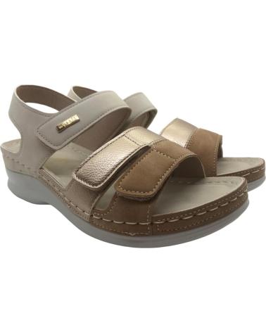 Sandalen MYSOFT  für Damen SANDALIA CUNA MUJER 25M019  BEIG