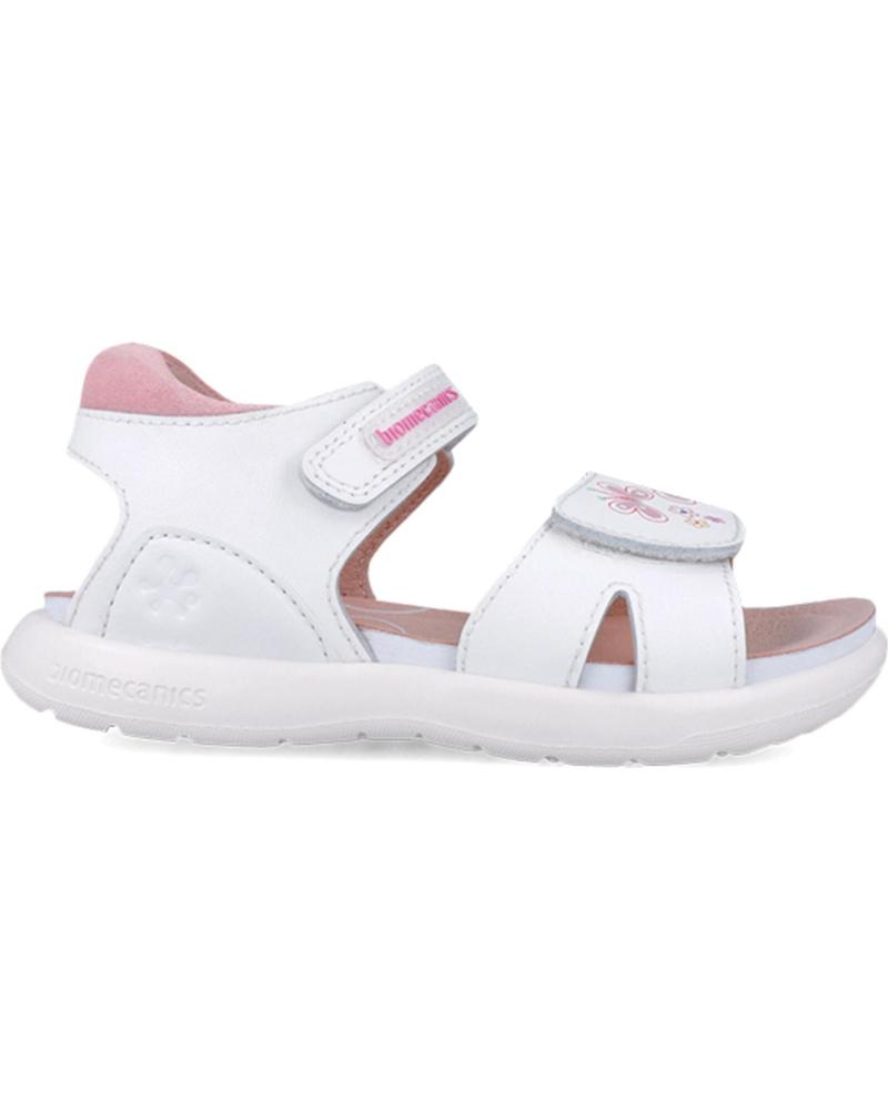 Sandales BIOMECANICS  pour Fille SANDALIAS PARA CHICA 252231 BIOEVOLUTION MARIPOSAS  BLANCOB050