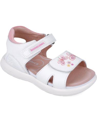 Sandales BIOMECANICS  pour Fille SANDALIAS PARA CHICA 252231 BIOEVOLUTION MARIPOSAS  BLANCOB050