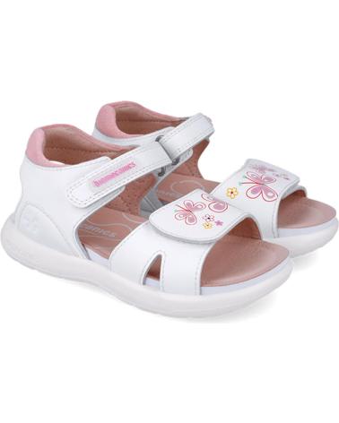 Sandales BIOMECANICS  pour Fille SANDALIAS PARA CHICA 252231 BIOEVOLUTION MARIPOSAS  BLANCOB050