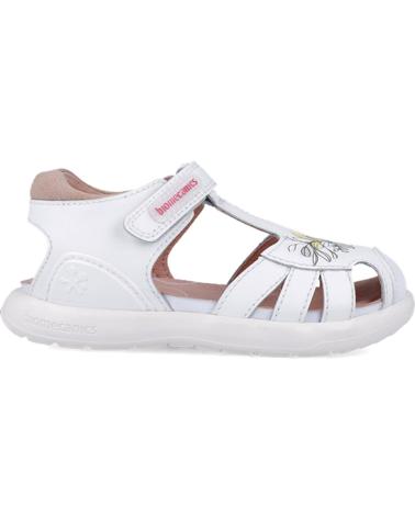 Sandales BIOMECANICS  pour Fille SANDALIAS PARA CHICA 252232 BIOEVOLUTION FLORES  BLANCOB050