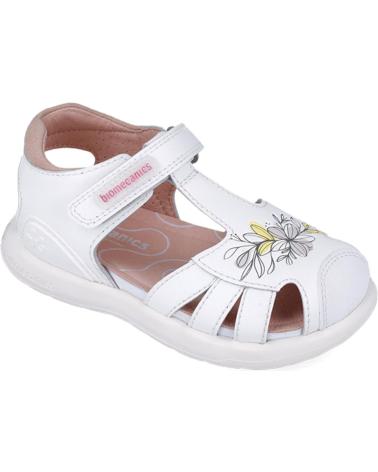 Sandales BIOMECANICS  pour Fille SANDALIAS PARA CHICA 252232 BIOEVOLUTION FLORES  BLANCOB050
