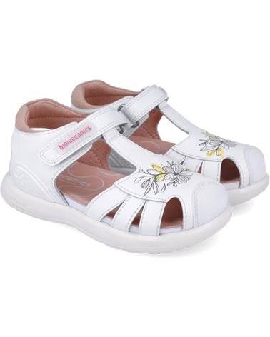 Sandales BIOMECANICS  pour Fille SANDALIAS PARA CHICA 252232 BIOEVOLUTION FLORES  BLANCOB050