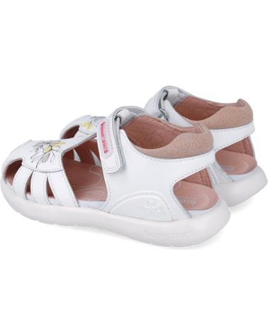 Sandales BIOMECANICS  pour Fille SANDALIAS PARA CHICA 252232 BIOEVOLUTION FLORES  BLANCOB050