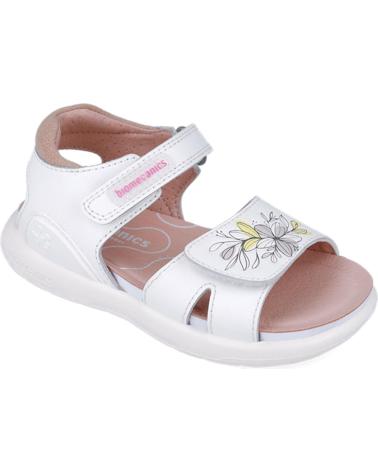 Sandales BIOMECANICS  pour Fille SANDALIAS PARA CHICA 252233 BIOEVOLUTION FLORES  BLANCOB050
